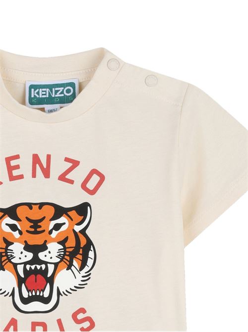 T-shirt unisex Kenzo Kids bianca con tigre KENZO Kids | K61718208